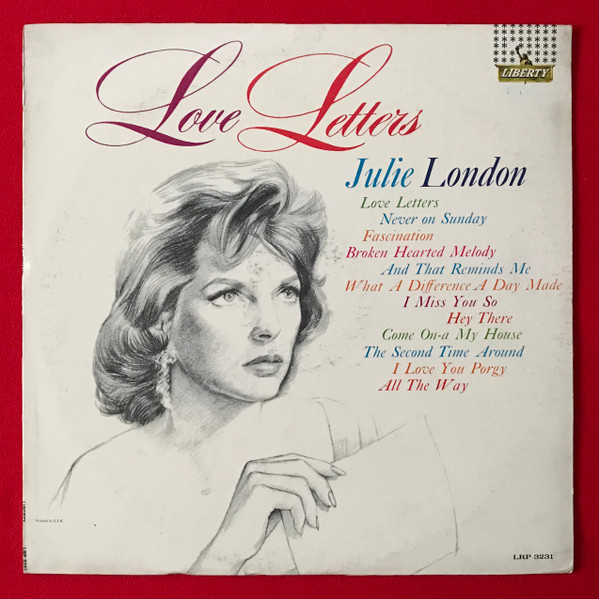 Julie London – Love Letters (1962, Vinyl) - Discogs