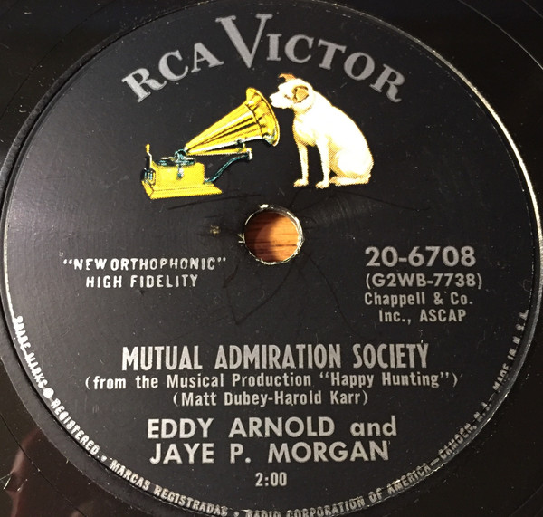 last ned album Eddy Arnold And Jaye P Morgan - Mutual Admiration Society Ifn