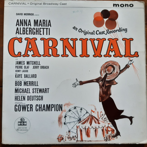 Album herunterladen David Merrick Presents Anna Maria Alberghetti - Carnival Original Broadway Cast Recording