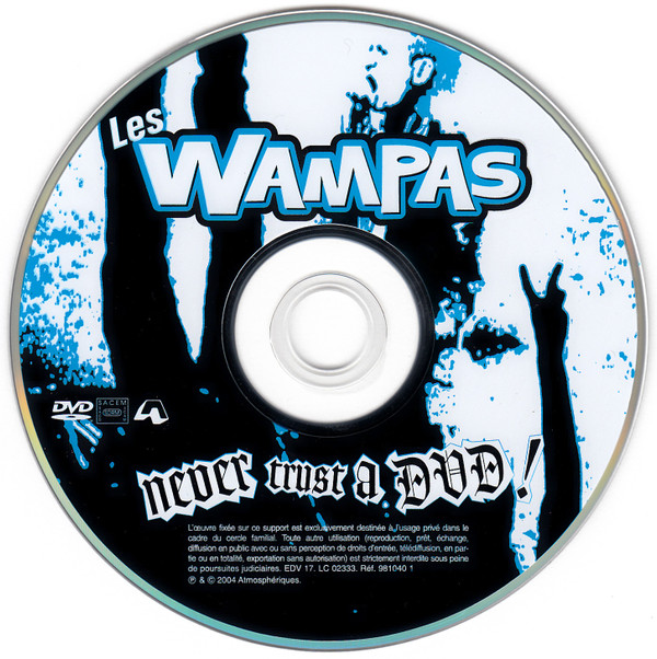 baixar álbum Download Les Wampas - Never Trust A DVD album