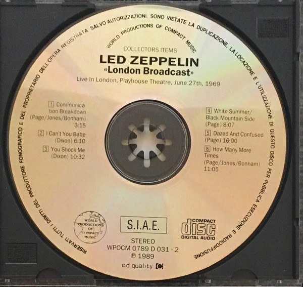 last ned album Led Zeppelin - London Broadcast