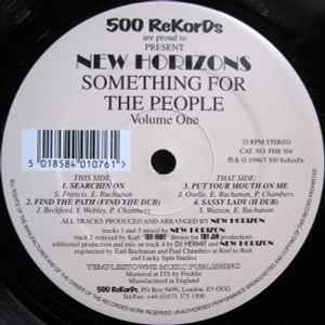 Something For The People Volume One - New Horizons