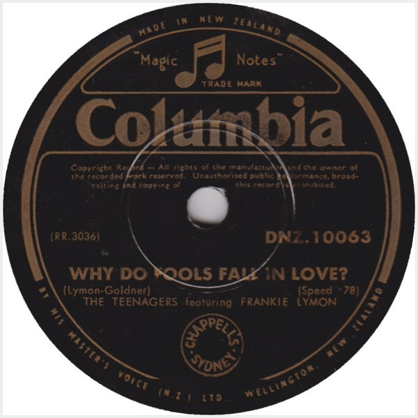 The Teenagers Featuring Frankie Lymon - Why Do Fools Fall In Love 