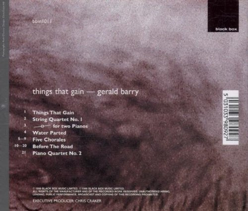 descargar álbum Gerald Barry - Things That Gain