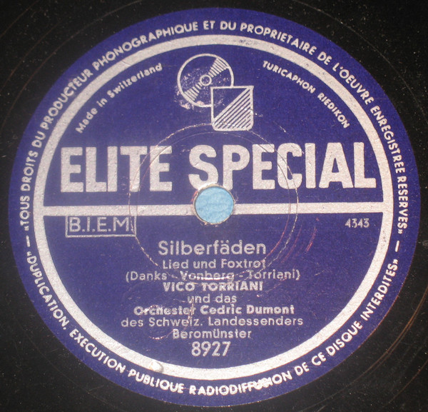 Vico Torriani – Silberfäden / Eine Kleine Serenade (Vinyl) - Discogs