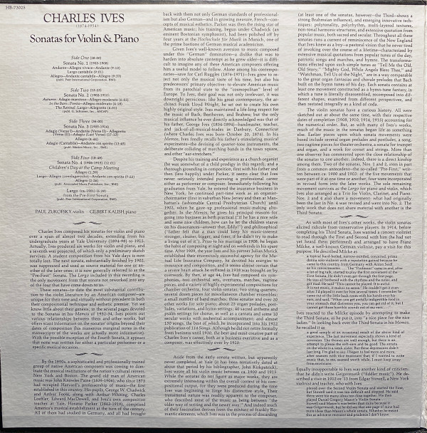 ladda ner album Charles Ives - Sonatas For Violin Piano