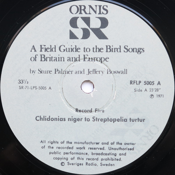 lataa albumi No Artist - The Peterson Field Guide To The Bird Songs Of Britain And Europe Record 5