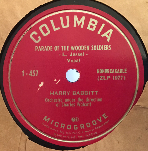 baixar álbum Harry Babbitt - Parade Of The Wooden Soldiers The Teddy Bears Picnic