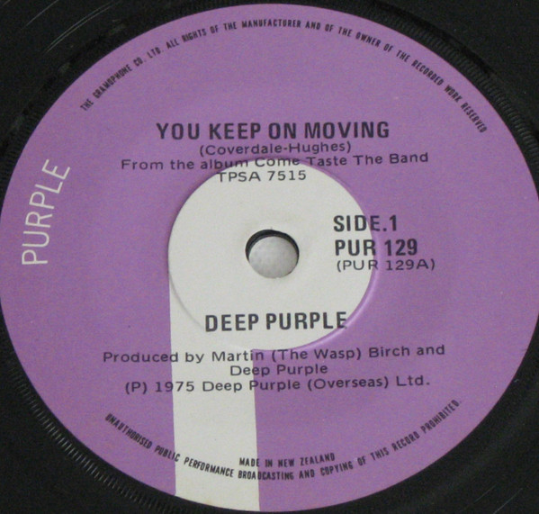 Deep Purple – You Keep On Moving (1975, Vinyl) - Discogs