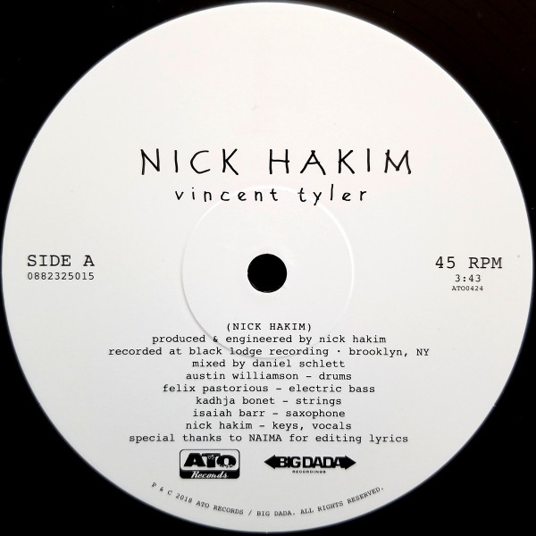 Nick Hakim / Onyx Collective - Nick Hakim / Onyx Collective | ATO Records (ATO0424) - 3