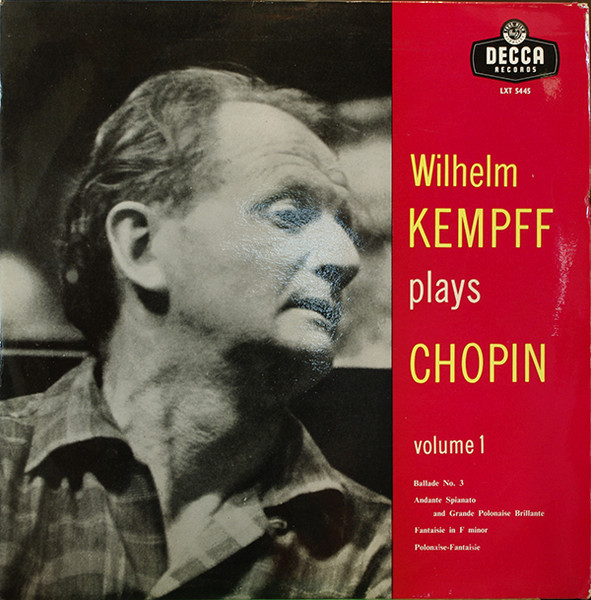 Wilhelm Kempff, Frédéric Chopin - Volume 1 | Releases | Discogs