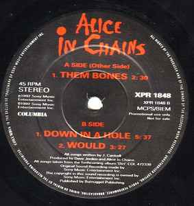 Alice In Chains – Them Bones (1992, Vinyl) - Discogs