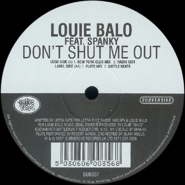 baixar álbum Louie Balo - Dont Shut Me Out