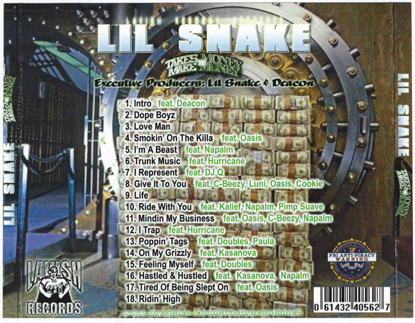 baixar álbum Lil Snake - Takes Money To Make Money