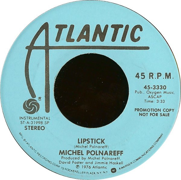 Michel Polnareff – Lipstick (1976, Vinyl) - Discogs