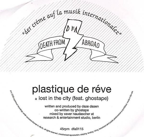 descargar álbum Plastique De Réve - Lost In The City
