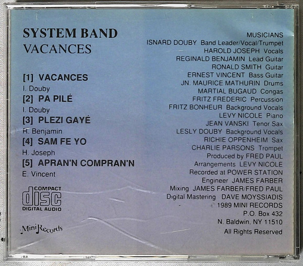 last ned album System Band - Vacabces