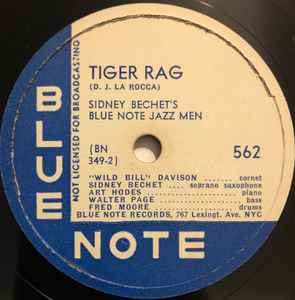Sidney Bechet And His Blue Note Jazz Men - Tiger Rag / Cake Walking Babies album cover
