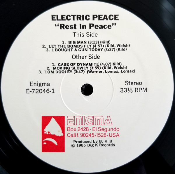 lataa albumi Electric Peace - Rest In Peace