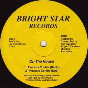 On The House - Pleasure Control album cover