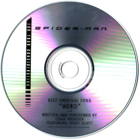 Chad Kroeger Featuring Josey Scott – Hero (2002, CD) - Discogs