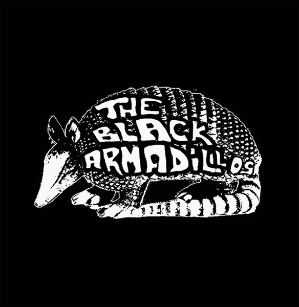 black and white armadillo