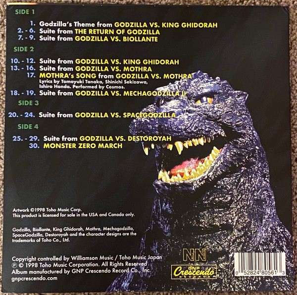 The Best Of Godzilla 1984 - 1995 (2019, Vinyl) - Discogs