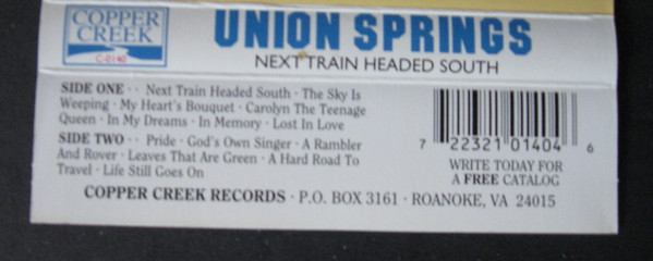 last ned album Union Springs - Next Train Headed South