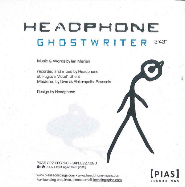 descargar álbum Headphone - Ghostwriter
