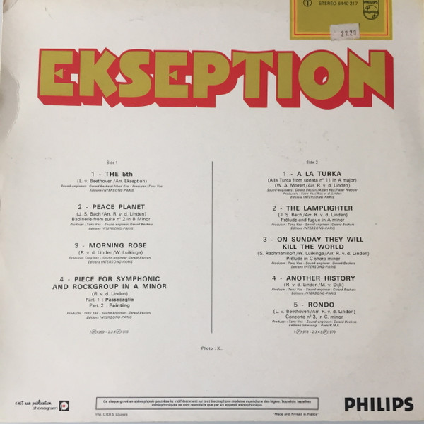 ladda ner album Ekseption - A La Turka