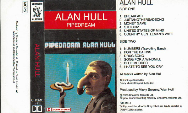 Alan Hull - Pipedream | Releases | Discogs