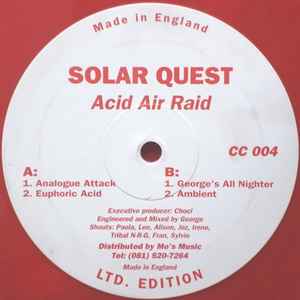 Solar Quest - Acid Air Raid album cover