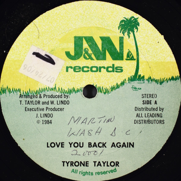 LOVE YOU BACK TO LOVING ME AGAIN - Tyrone Taylor [R99674] - £3.00