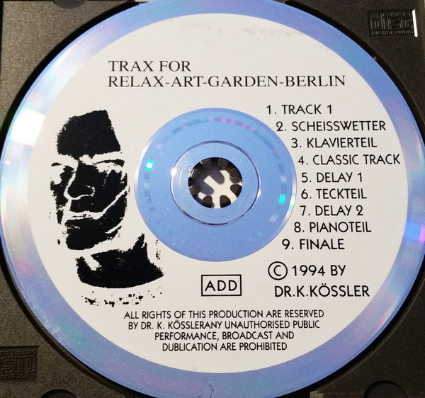 Album herunterladen Dr K Kössler - Trax For Relax Art Garden Berlin