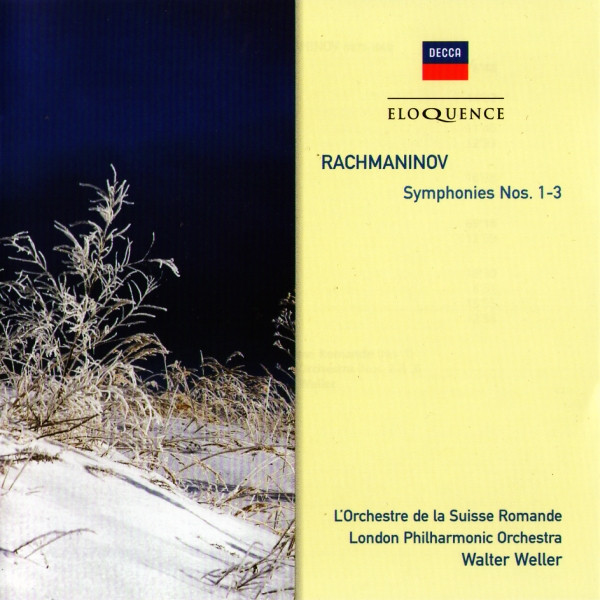 télécharger l'album Rachmaninov, L'Orchestre De La Suisse Romande, London Philharmonic Orchestra, Walter Weller - Symphonies Nos 1 3