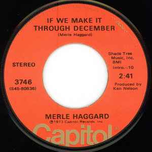 Merle Haggard - If We Make It Through December album cover