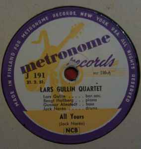 Lars Gullin Quartet - All Yours / Deep Purple album cover