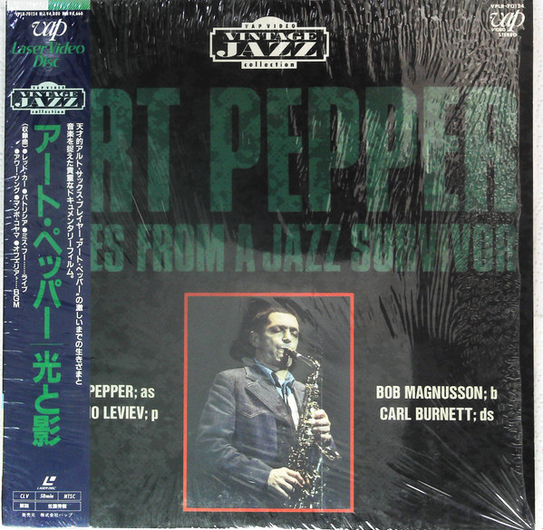 Art Pepper – Notes From A Jazz Survivor (1990, CLV, Laserdisc 