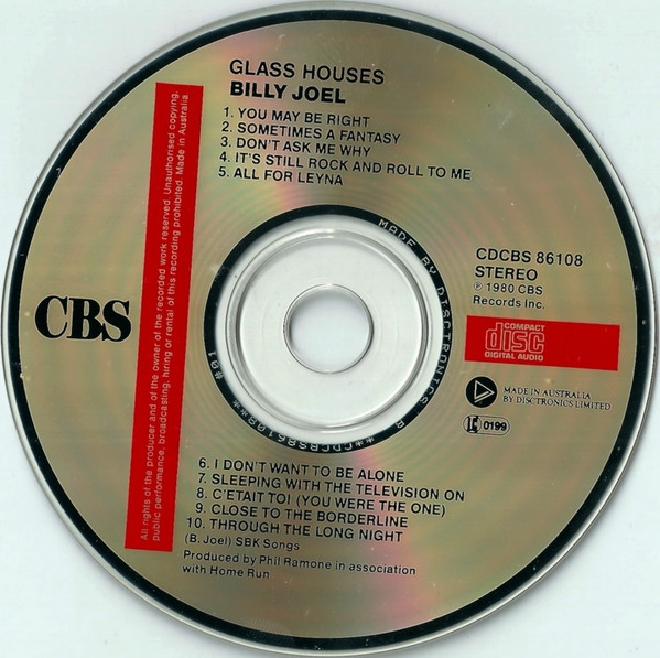 descargar álbum Billy Joel - Glass Houses Songs In The Attic