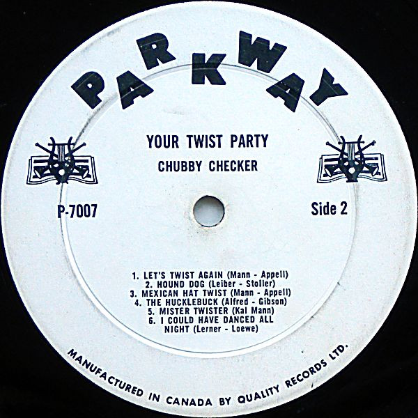 Chubby Checker - Your Twist Party With The King Of Twist | Parkway (P 7007) - 4