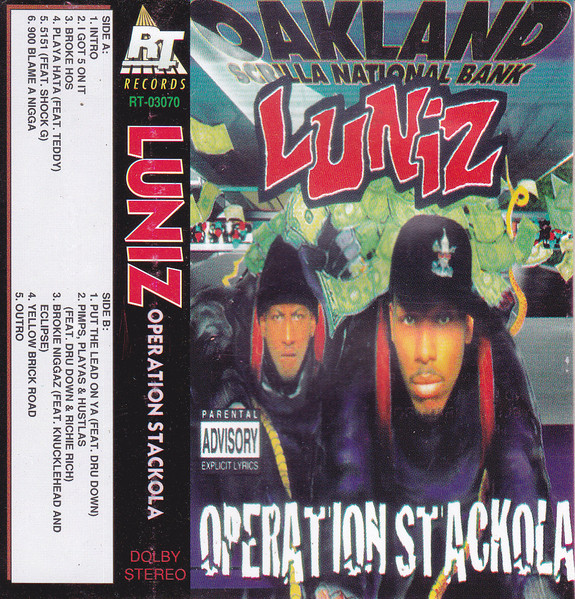 Luniz Operation Stackola Cassette Discogs
