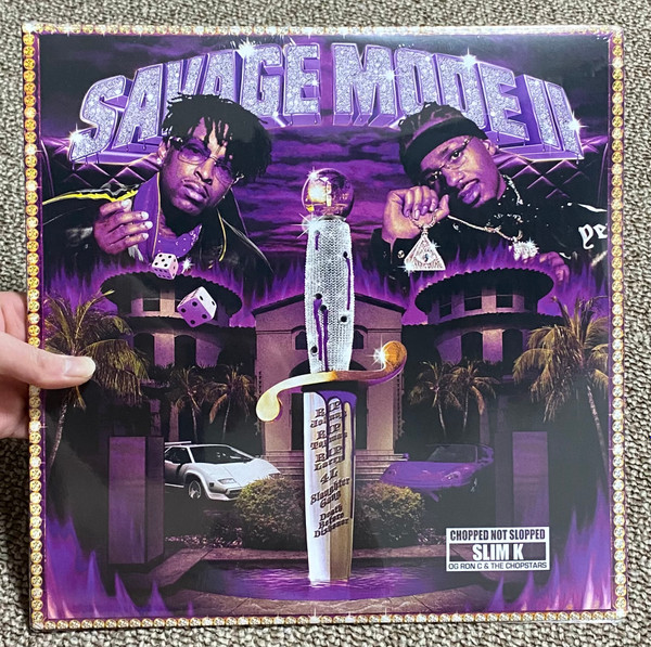 21 Savage & Metro Boomin, OG Ron C, Slim K, The Chopstars – Savage Mode  II (Chopped Not Slopped Purple Version) (2020, Purple Stardust (Opaque),  Vinyl) - Discogs