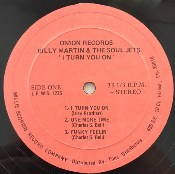 Album herunterladen Billy Martin & The Soul Jets - I Turn You On