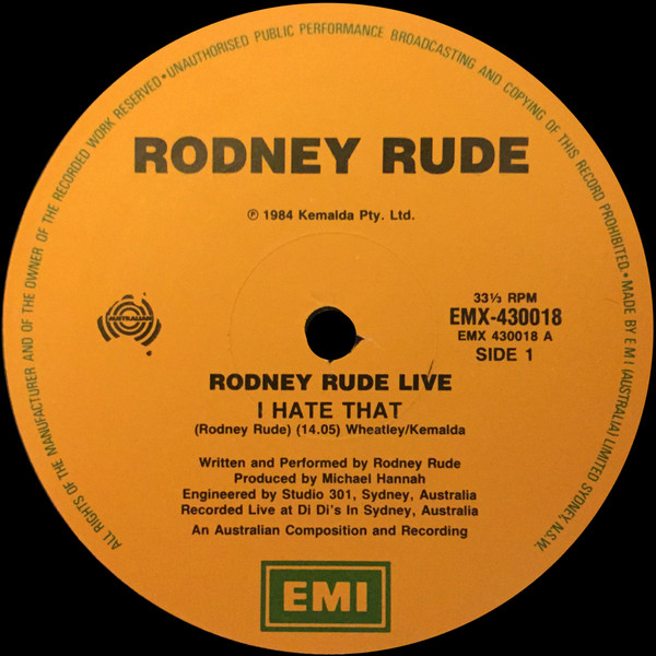 Album herunterladen Rodney Rude - Live