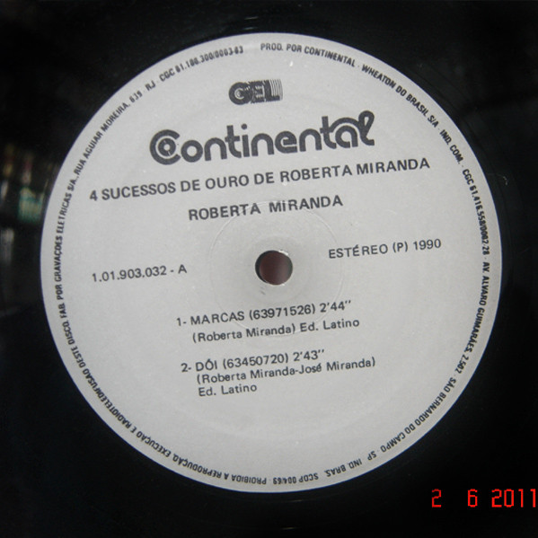 last ned album Roberta Miranda - 4 Sucessos De Ouro Da Roberta Miranda