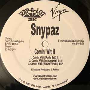 Snypaz – Comin' Wit It (2001, Vinyl) - Discogs