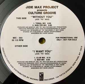 Jide Max Project - Without You  / I Want You album cover