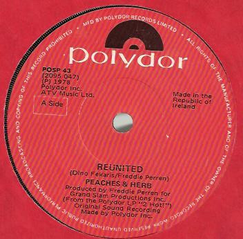 Peaches & Herb – Reunited (1979, Vinyl) - Discogs