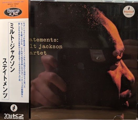 Milt Jackson Quartet – Statements (2000, CD) - Discogs