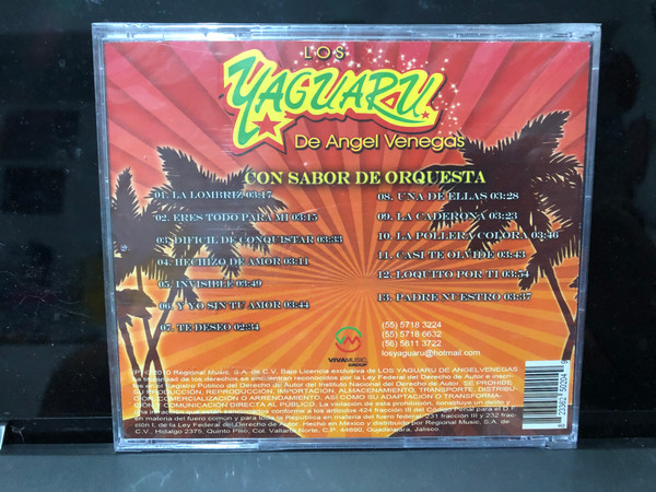 descargar álbum Los Yaguaru De Angel Venegas - Con Sabor De Orquesta